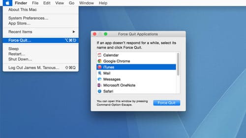 control alt delete command for mac